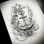 Tattoo Anchor Sketches - 10.12.2023 tattoovalue.net 096