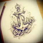 Tattoo Anchor Sketches - 10.12.2023 tattoovalue.net 098