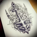Tattoo Anchor Sketches - 10.12.2023 tattoovalue.net 119