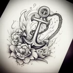 Tattoo Anchor Sketches - 10.12.2023 tattoovalue.net 143