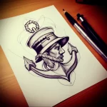 Tattoo Anchor Sketches - 10.12.2023 tattoovalue.net 157