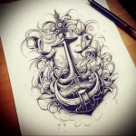 Tattoo Anchor Sketches - 10.12.2023 tattoovalue.net 164