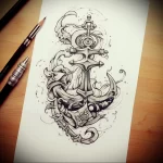 Tattoo Anchor Sketches - 10.12.2023 tattoovalue.net 188