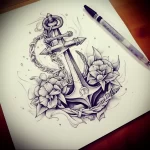 Tattoo Anchor Sketches - 10.12.2023 tattoovalue.net 207