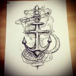 Tattoo Anchor Sketches - 10.12.2023 tattoovalue.net 213