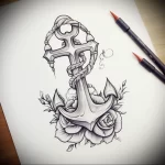Tattoo Anchor Sketches - 10.12.2023 tattoovalue.net 271