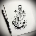 Tattoo Anchor Sketches - 10.12.2023 tattoovalue.net 296
