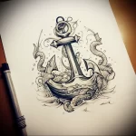 Tattoo Anchor Sketches - 10.12.2023 tattoovalue.net 303