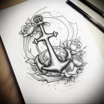 Tattoo Anchor Sketches - 10.12.2023 tattoovalue.net 307