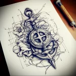 Tattoo Anchor Sketches - 10.12.2023 tattoovalue.net 312
