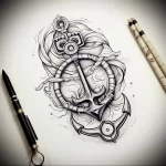 Tattoo Anchor Sketches - 10.12.2023 tattoovalue.net 350