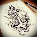 Tattoo Anchor Sketches - 10.12.2023 tattoovalue.net 351