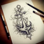 Tattoo Anchor Sketches - 10.12.2023 tattoovalue.net 354