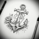 Tattoo Anchor Sketches - 10.12.2023 tattoovalue.net 373