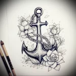 Tattoo Anchor Sketches - 10.12.2023 tattoovalue.net 374