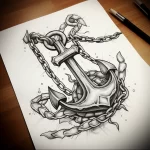 Tattoo Anchor Sketches - 10.12.2023 tattoovalue.net 389