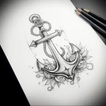Tattoo Anchor Sketches - 10.12.2023 tattoovalue.net 400