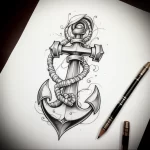 Tattoo Anchor Sketches - 10.12.2023 tattoovalue.net 401