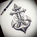 Tattoo Anchor Sketches - 10.12.2023 tattoovalue.net 408