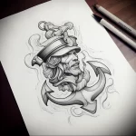 Tattoo Anchor Sketches - 10.12.2023 tattoovalue.net 410