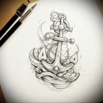 Tattoo Anchor Sketches - 10.12.2023 tattoovalue.net 442