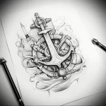 Tattoo Anchor Sketches - 10.12.2023 tattoovalue.net 463