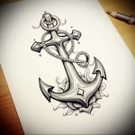 Tattoo Anchor Sketches - 10.12.2023 tattoovalue.net 508