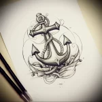 Tattoo Anchor Sketches - 10.12.2023 tattoovalue.net 528