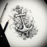 Tattoo Anchor Sketches - 10.12.2023 tattoovalue.net 533