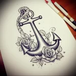 Tattoo Anchor Sketches - 10.12.2023 tattoovalue.net 566