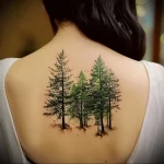 What are the best ink colors for tattoos - A green forest themed tattoo on someones back sty fa ac f bdafec _1_2_3 - 030124 tattoovalue.net 051