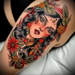 What are the best ink colors for tattoos - A neo traditional tattoo with rich deep color tones e cda fa edade _1 - 030124 tattoovalue.net 082