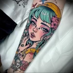 What are the best ink colors for tattoos - A new school style tattoo with vibrant and cartoonis eda f e a cdaee - 030124 tattoovalue.net 085