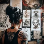 What are the best ink colors for tattoos - A person looking at tattoo examples on different ski bc ae bac fccdea _1_2 - 030124 tattoovalue.net 109