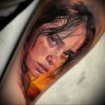 What are the best ink colors for tattoos - A portrait tattoo in realistic color on someones arm cfad bb ace edbb _1 - 030124 tattoovalue.net 161