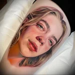 What are the best ink colors for tattoos - A portrait tattoo in realistic color on someones arm cfad bb ace edbb _1_2_3 - 030124 tattoovalue.net 163