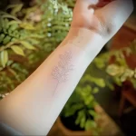 What are the best ink colors for tattoos - A small delicate white ink tattoo on a wrist styl ca c b dbd _1 - 030124 tattoovalue.net 167