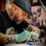 What are the best ink colors for tattoos - A tattoo artist practicing a new color shading techn fbb dace d ac cdac _1 - 030124 tattoovalue.net 187