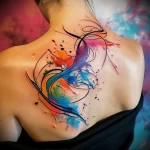 What are the best ink colors for tattoos - A watercolor tattoo with flowing vibrant colors s df ae fd a bcfcf - 030124 tattoovalue.net 231