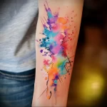 What are the best ink colors for tattoos - A watercolor tattoo with flowing vibrant colors s df ae fd a bcfcf _1_2 - 030124 tattoovalue.net 233