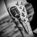 tattoo drawing about radio - Realistic tattoo idea portraying a persons forearm w ded b f ba dbf _1_2_3 - 130224 tattoovalue.net 160