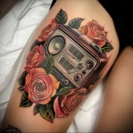tattoo drawing about radio - Realistic tattoo inspiration with a vintage radio se dab de b faff _1_2 - 130224 tattoovalue.net 187