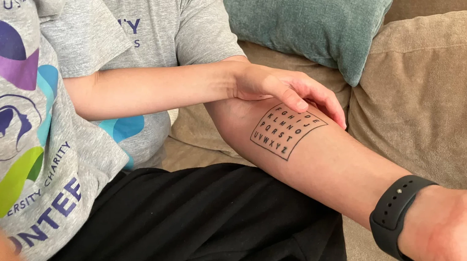 Father gets alphabet tattoo to help nonverbal autistic son communic - 150924 tattoovalue.net 02