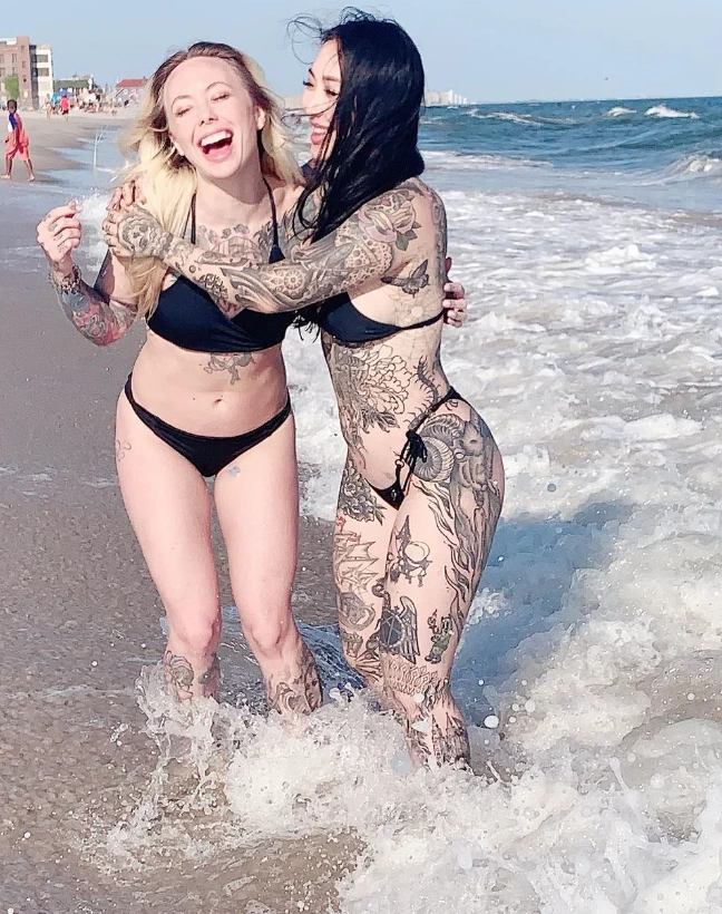 Megan Massacre- Tattoo Model and Artist №015 - tattoovalue.net 01102024