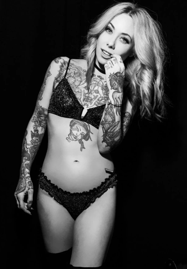 Megan Massacre- Tattoo Model and Artist №016 - tattoovalue.net 01102024