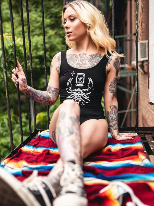 Megan Massacre- Tattoo Model and Artist №017 - tattoovalue.net 01102024