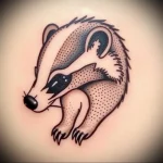 Badger Tattoo №067 - tattoovalue.net 03102024