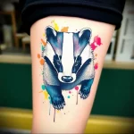 Badger Tattoo №100 - tattoovalue.net 03102024