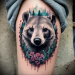 Badger Tattoo №112 - tattoovalue.net 03102024