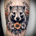 Badger Tattoo №113 - tattoovalue.net 03102024